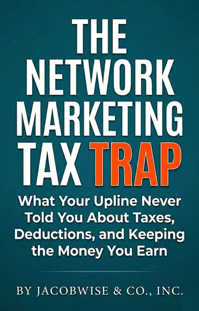 The Network Marketing Tax Trap book cover